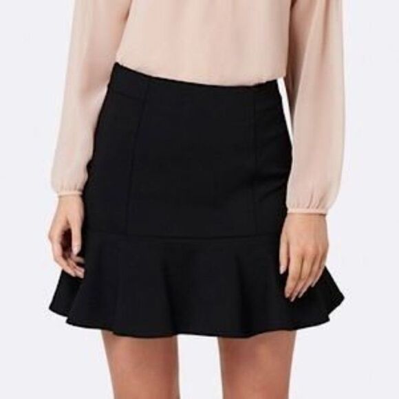 NWT EVER NEW black boucle mini skirt - Picture 1 of 4